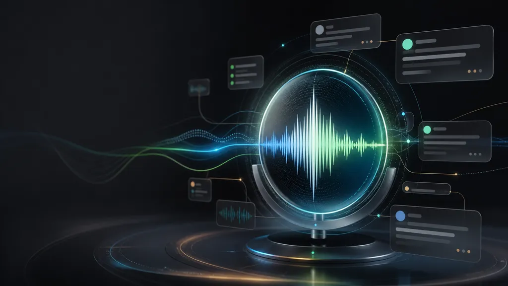 Abstract real-time voice AI interface for GPT Live 1